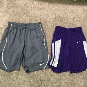2 Nike Womens Dri-Fit Basketball Shorts size M